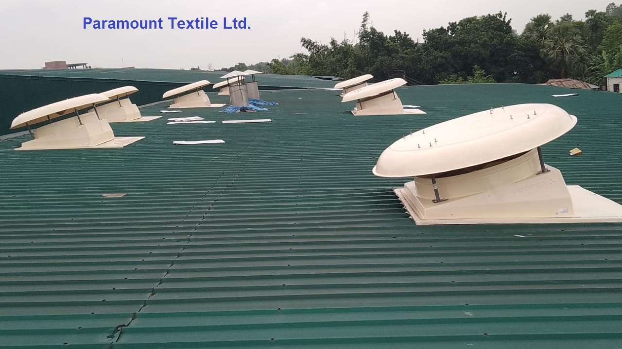 roof mounted fan installed at paramount textile ltf